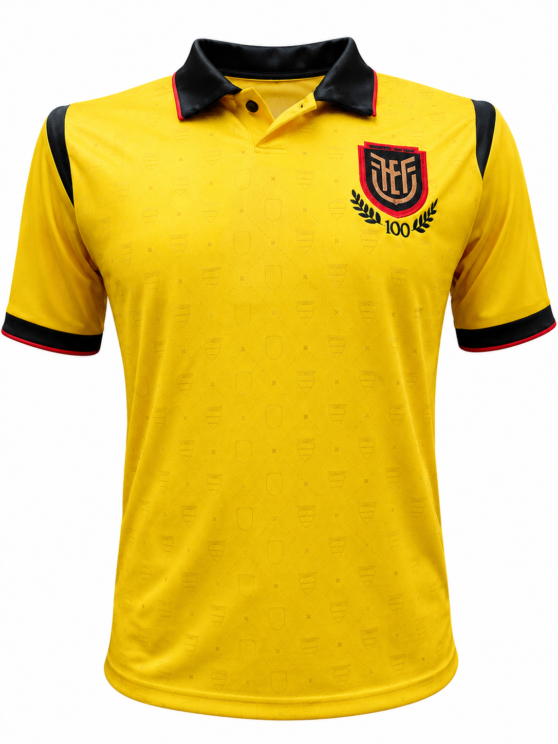 Camiseta Ecuador Amarilla FEF Centenario | Jersey Premium Retro Ecuador