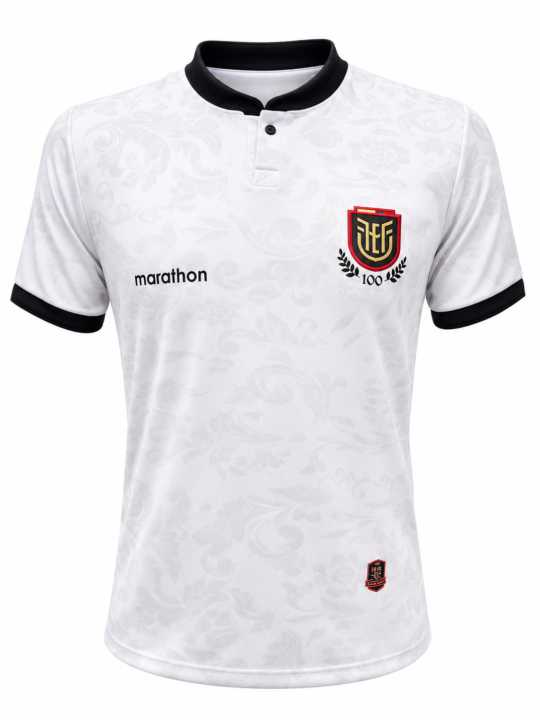 Camiseta Ecuador Blanca FEF Centenario Premium | Edición Elegante Retro
