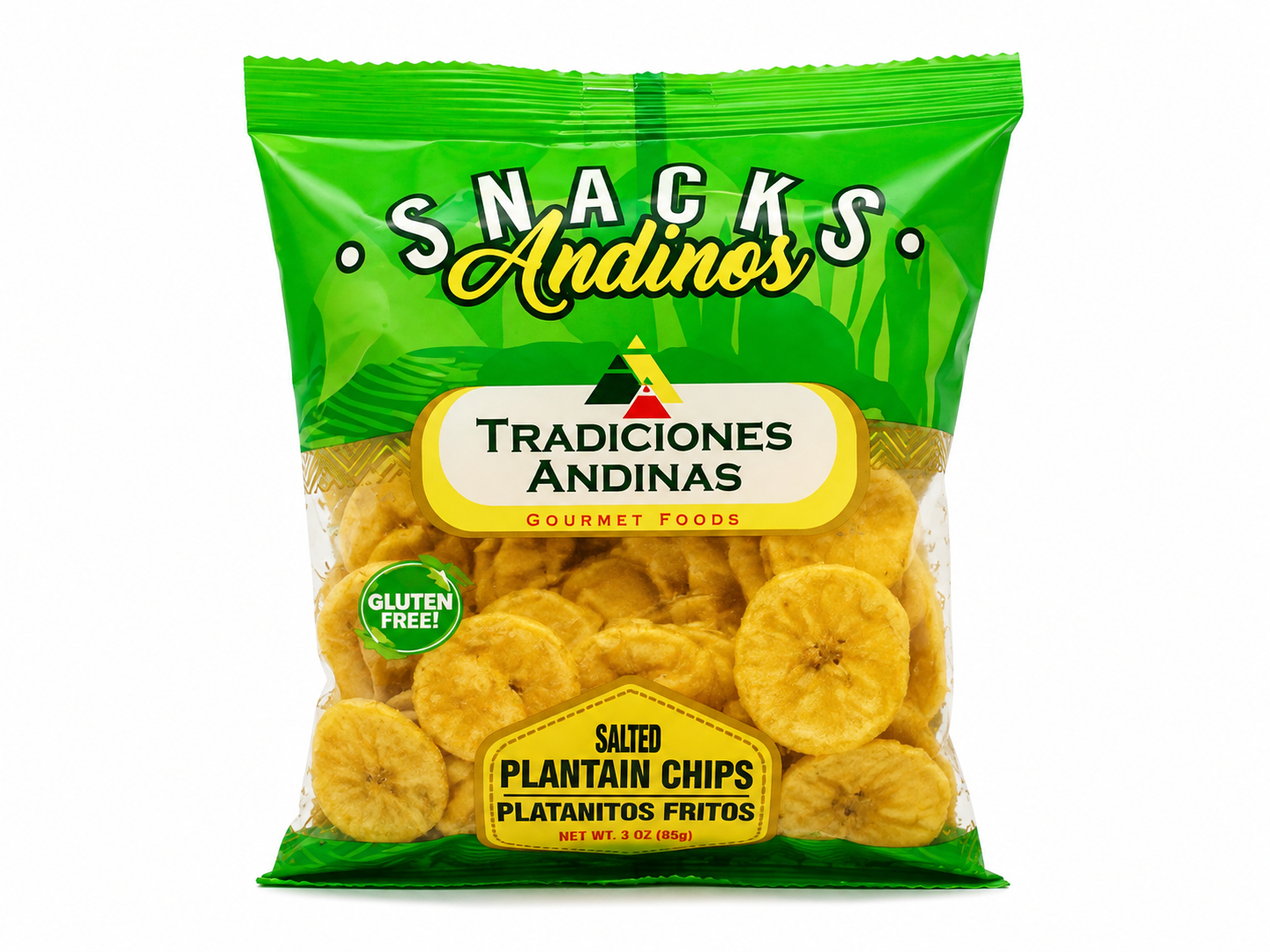 Tradiciones Andinas Platanitos Fritos con Sal 85g | Plantain Chips