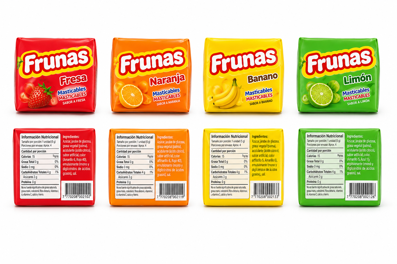 Frunas® – Masticables de Fruta | Producto de Colombia