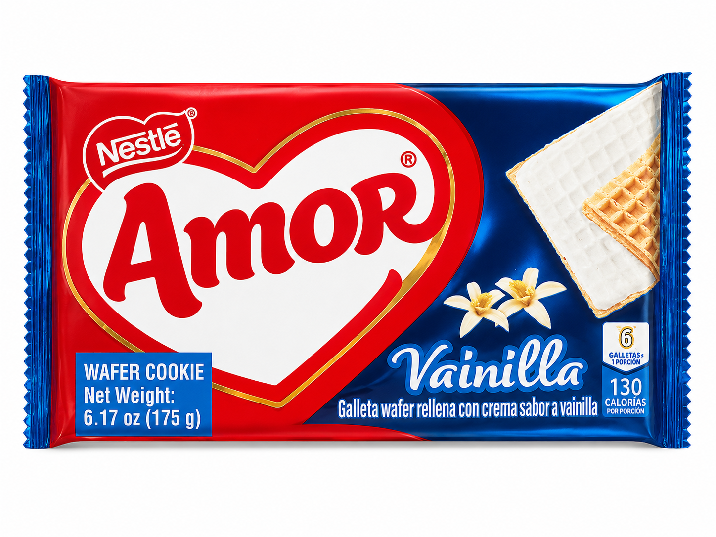 Nestlé Amor Wafer de Vainilla – 6.17 oz (175 g)